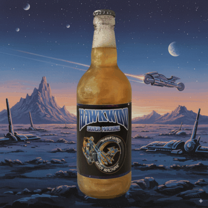Hawkwind silver Machine Beer
